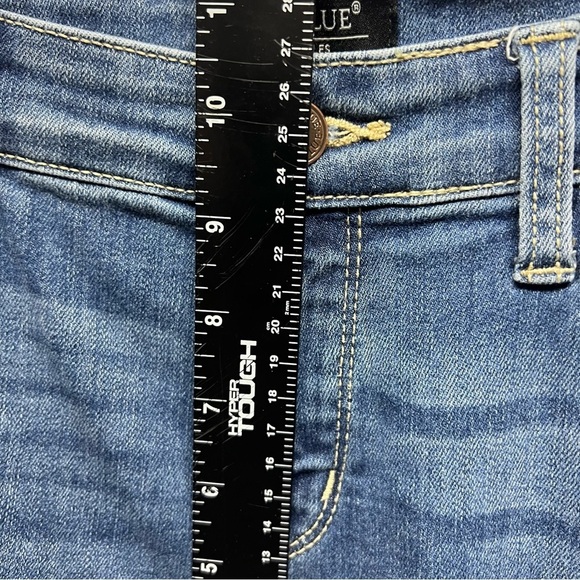 Judy Blue Skinny Fit Jeans Blue Camo Distressed Medium Wash Womens 15/32 Stretch - Picture 14 of 15